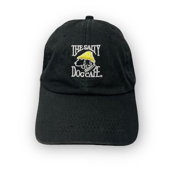 The Salty Dog Cafe Hilton Head Island Adjustable OSFM Baseball Hat Cap Black - Picture 1 of 8